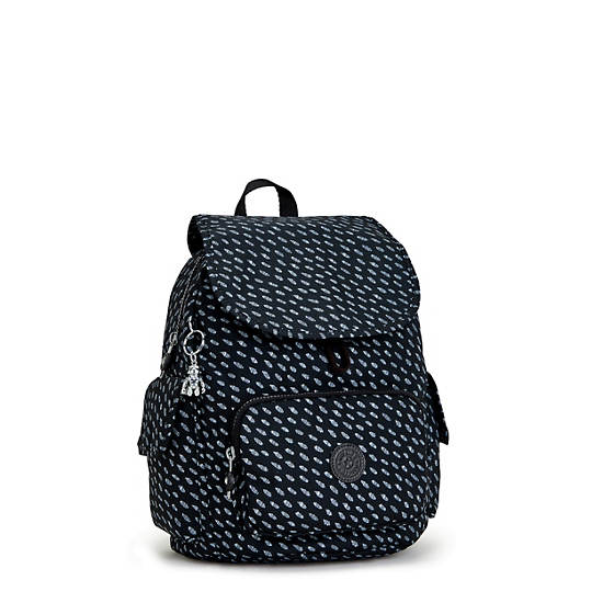 Sacs À Dos Kipling City Pack Small Printed Noir | FR 1699GS